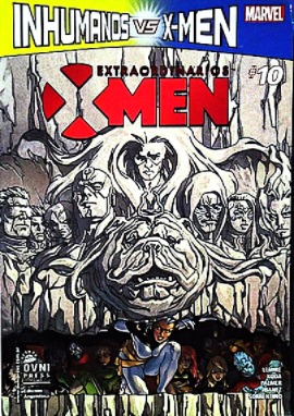 Papel INHUMANOS VS X-MEN N°10 EXTRAORDINARIOS X-MEN