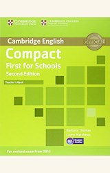 Papel COMPACT FIRST FOR SCHOOLS (2ND.EDITION) - TEACHER'S BOOK
