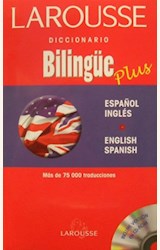 Papel DICCIONARIO BILINGUE PLUS ESPAÑOL - INGLES / INGLES - ESPAÑOL (CON CD)