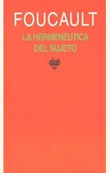 Papel HERMENEUTICA DEL SUJETO. CURSO DEL COLLEGE DE FRANCE (1982)