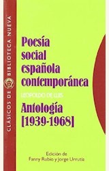 Papel POESIA SOCIAL ESPAÑOLA CONTEMPORANEA ANTOLOGIA 1939-1968