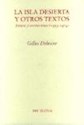 Papel ISLA DESIERTA Y OTROS TEXTOS -TEXTOS Y ENTREVISTAS 1953-1974