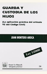 Papel GUARDA Y CUSTODIA DE LOS HIJOS (APLICACION PRACTICA ART. 92