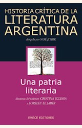 Papel HISTORIA CRITICA DE LA LITERATURA ARGENTINA (I)