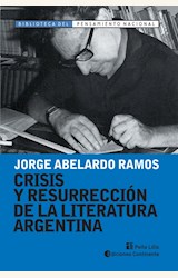 Papel CRISIS Y RESURRECCION DE LA LITERATURA ARGENTINA