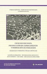 Papel CIENCIA SOCIALES, PRODUCCION DE CONOCIMIENTO Y FORMACION DE POSGRADO