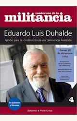 Papel CUADERNOS DE LA MILITANCIA. EDUARDO LUIS DUHALDE