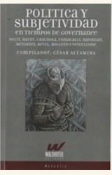 Papel POLITICA Y SUBJETIVIDAD EN TIEMPOS DE GOVERNANCE