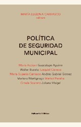 Papel POLÍTICA DE SEGURIDAD MUNICIPAL
