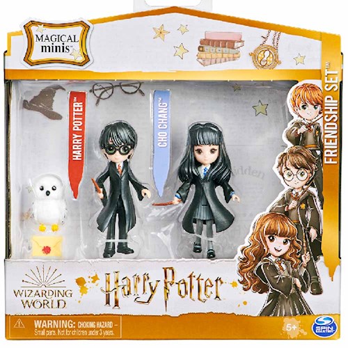 PACK HARRY & CHO C/ HEDWIG 7.6 CM FIGURAS MAGICAL MINIS HARRY POTTER 6061832