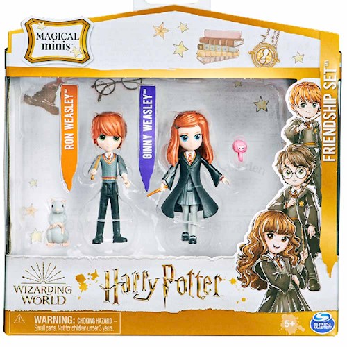 PACK RON & GINNY C/ SCABBERS 7.6 CM FIGURAS MAGICAL MINIS HARRY POTTER 6061834