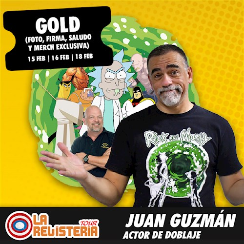 JUAN GUZMAN GOLD: FIRMA - SALUDO - MERCH EXCLUSIVO